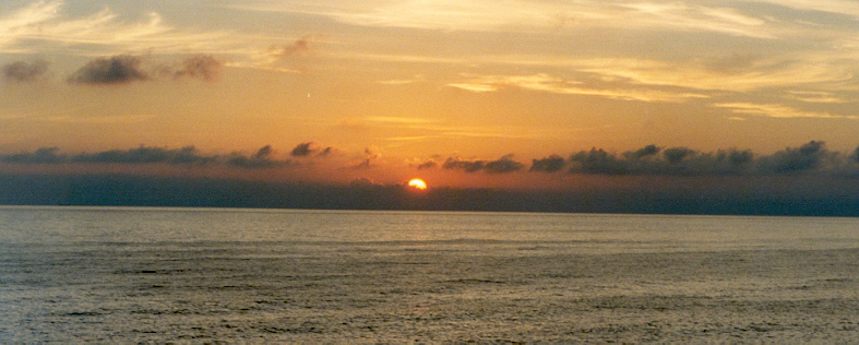 Solnedgang over vesterhavet